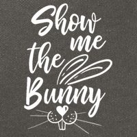 Show Me The Bunny Cute Easter Cotton Canvas Backpack