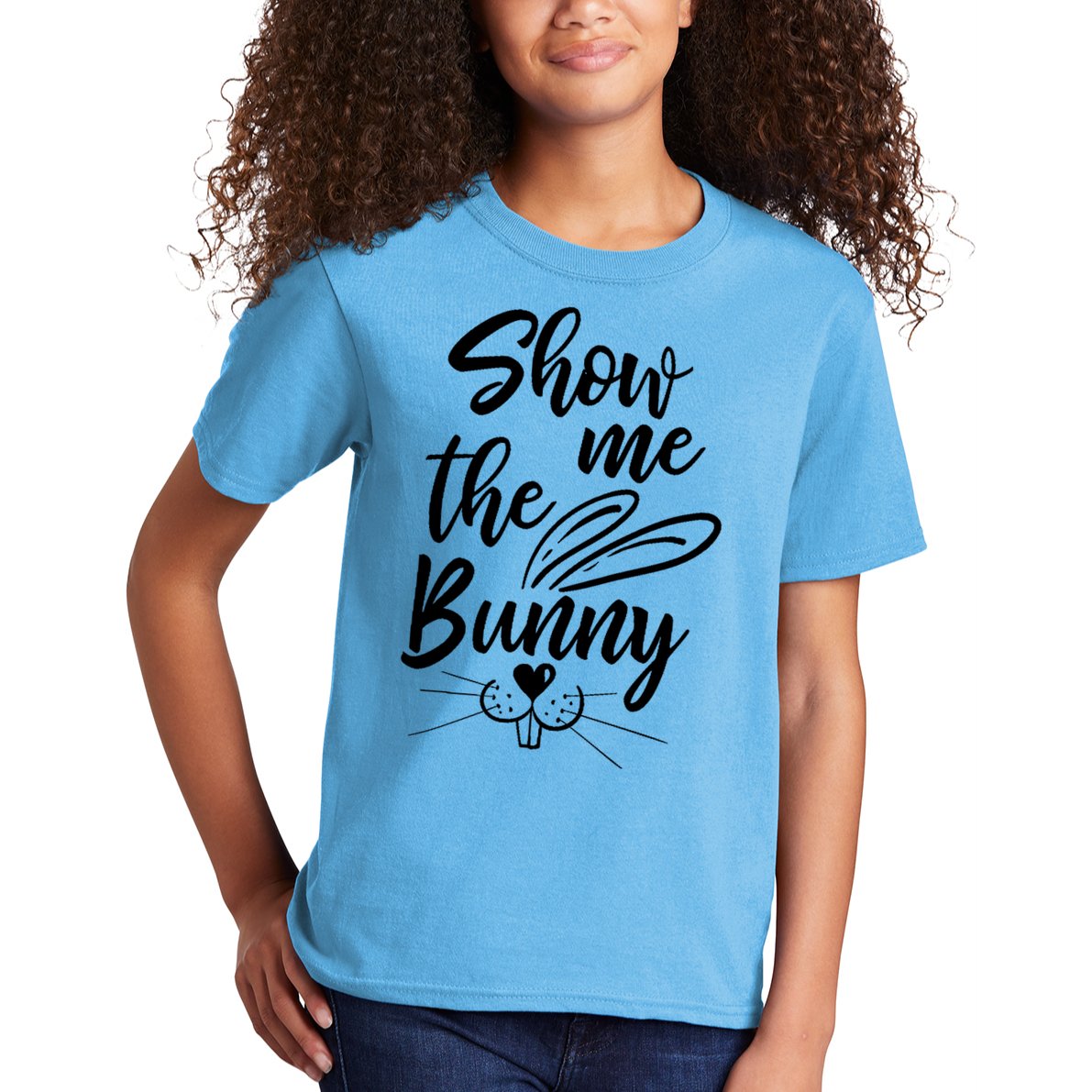 Show Me The Bunny Cute Easter Kids T-Shirt