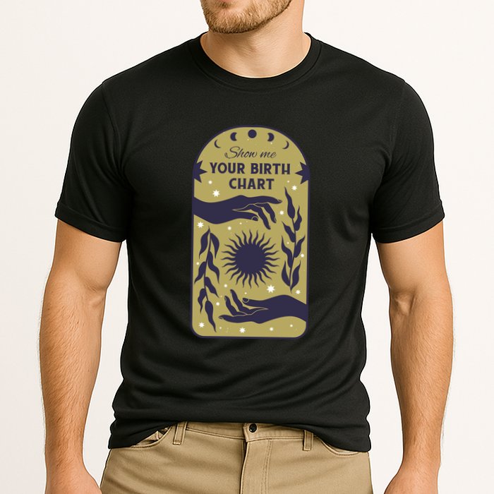 Show Me Your Birth Chart Cooling Performance Crew T-Shirt