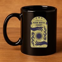 Show Me Your Birth Chart 11oz C Handle Ceramic Mug