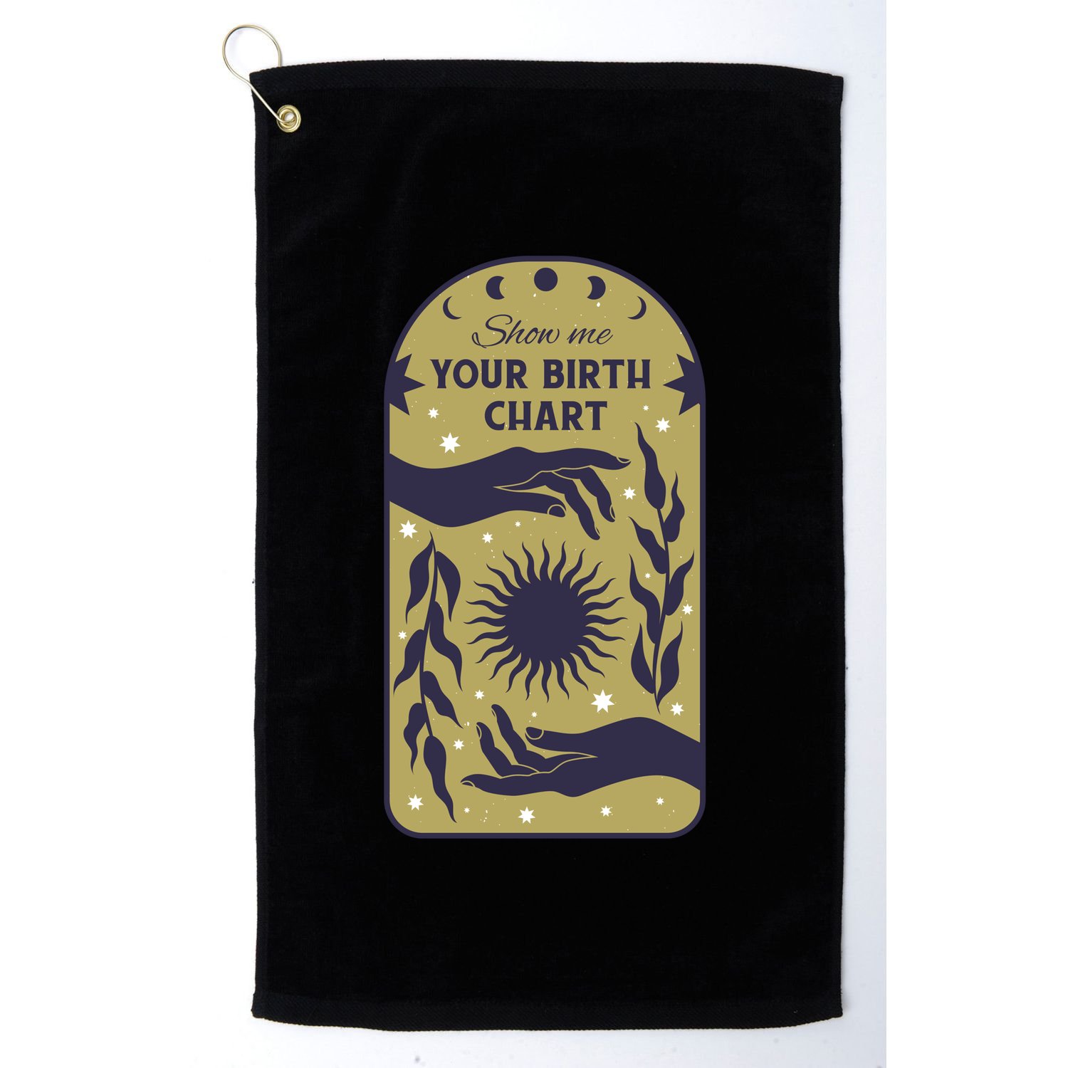 Show Me Your Birth Chart Golf Towel
