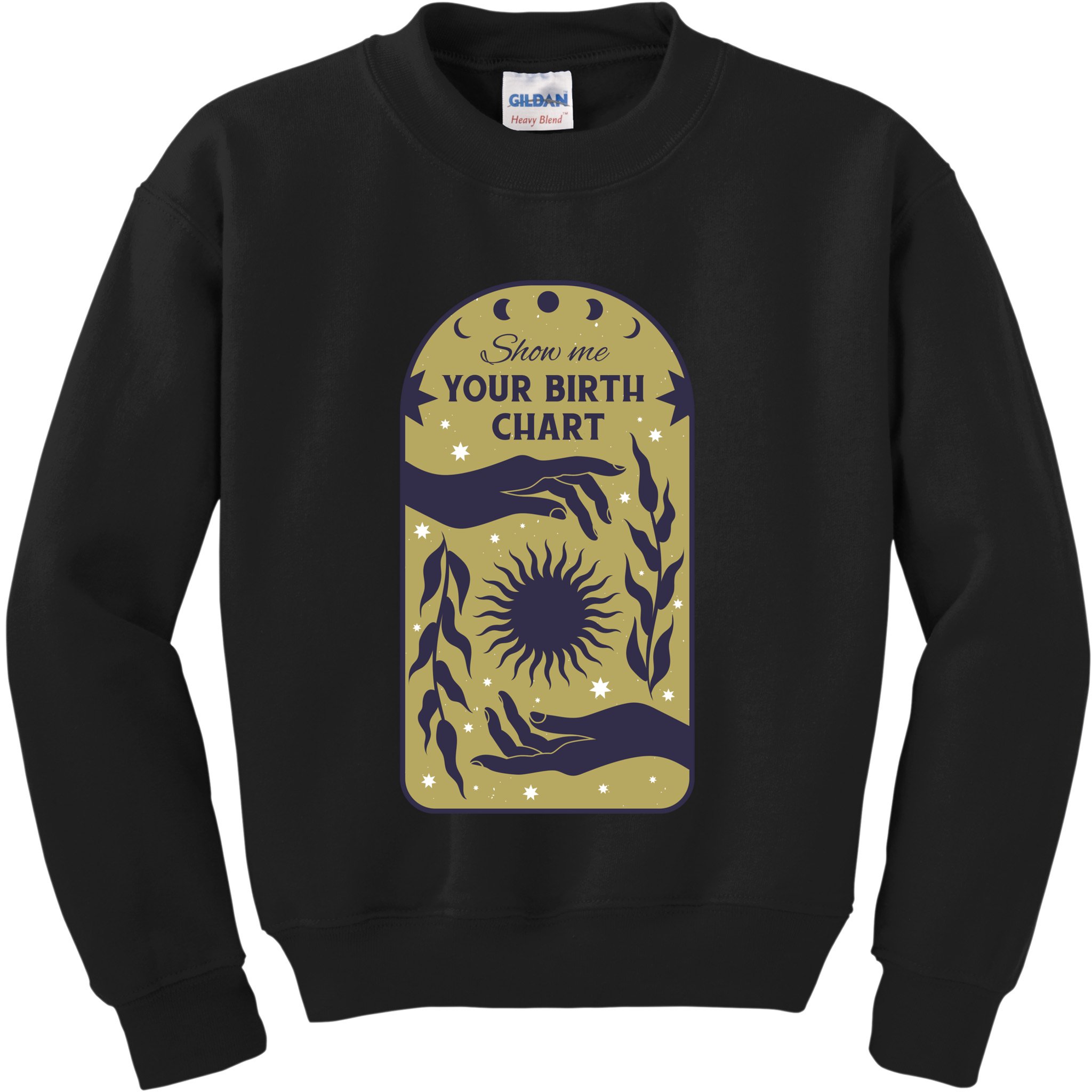 Show Me Your Birth Chart Kids Sweatshirt