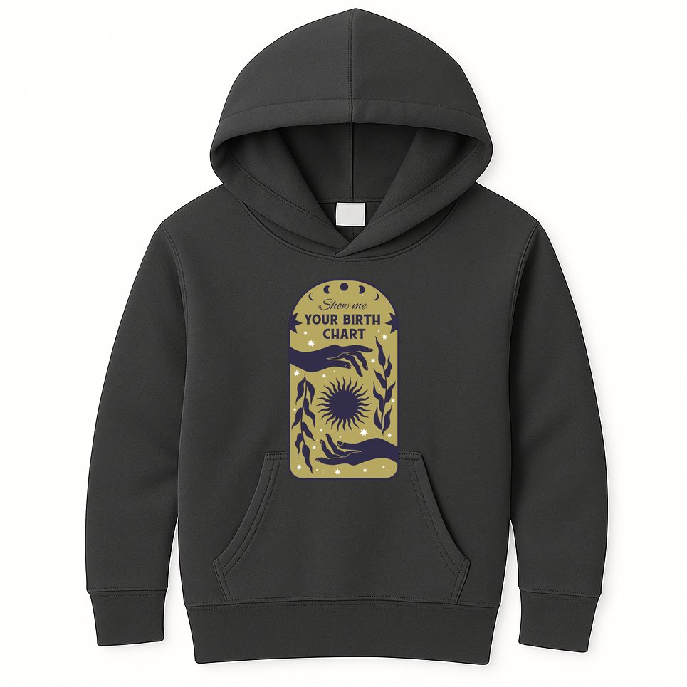 Show Me Your Birth Chart Kids Hoodie