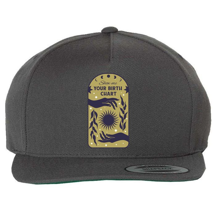 Show Me Your Birth Chart Wool Snapback Cap