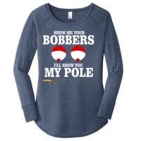 Show Me Your Bobbers I'll Show You My Pole Women's Perfect Tri Tunic Long Sleeve Shirt