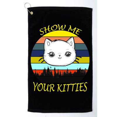 Show Me Your Kitties Golf Towel