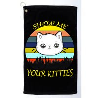 Show Me Your Kitties Golf Towel
