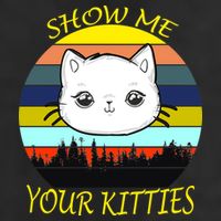 Show Me Your Kitties Golf Towel