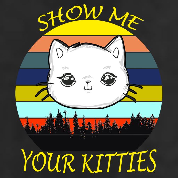 Show Me Your Kitties Golf Towel