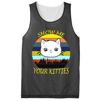 Show Me Your Kitties Mesh Reversible Basketball Jersey Tank