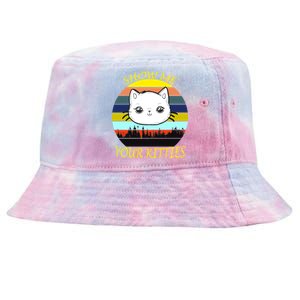 Show Me Your Kitties Tie-Dyed Bucket Hat