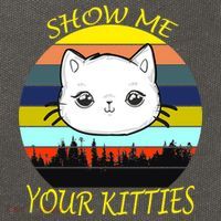 Show Me Your Kitties Cotton Canvas Backpack