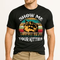 Show Me Your Kitties Retro Cat Lover Cooling Performance Crew T-Shirt