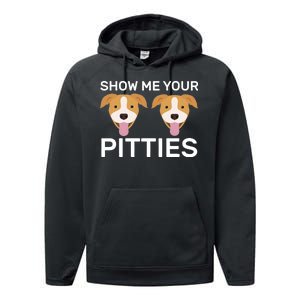 Show Me Your Pitties Performance Fleece Hoodie