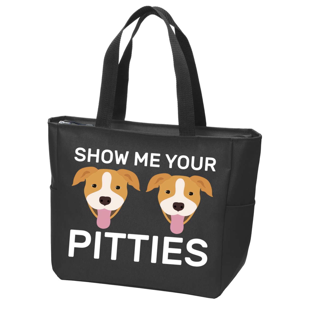 Show Me Your Pitties Zip Tote Bag