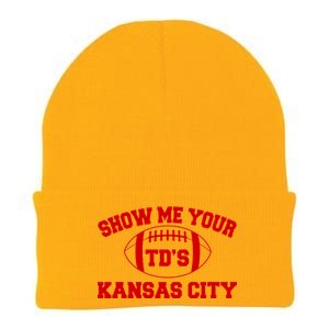 Show Me Your TD'S Kansas City Football Knit Cap Winter Beanie