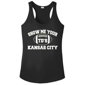 Show Me Your TD'S Kansas City Football Ladies PosiCharge Competitor Racerback Tank