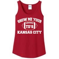 Show Me Your TD'S Kansas City Football Ladies Essential Tank