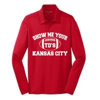 Show Me Your TD'S Kansas City Football Silk Touch Performance Long Sleeve Polo