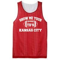 Show Me Your TD'S Kansas City Football Mesh Reversible Basketball Jersey Tank