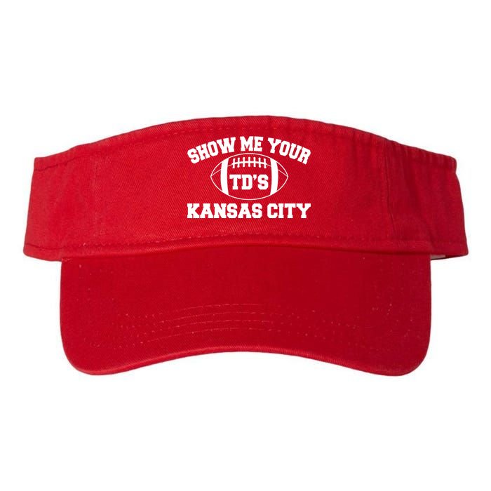 Show Me Your TD'S Kansas City Football Valucap Bio-Washed Visor