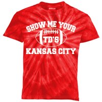 Show Me Your TD'S Kansas City Football Kids Tie-Dye T-Shirt