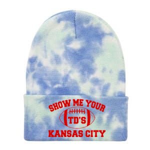 Show Me Your TD'S Kansas City Football Tie Dye 12in Knit Beanie