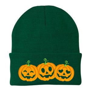 Spooky Halloween Pumpkin Decorations Knit Cap Winter Beanie