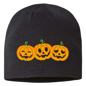 Spooky Halloween Pumpkin Decorations Sustainable Beanie