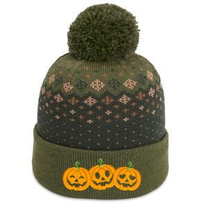 Spooky Halloween Pumpkin Decorations The Baniff Cuffed Pom Beanie