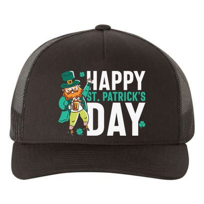 Saint Happy Patricks Day Yupoong Adult 5-Panel Trucker Hat