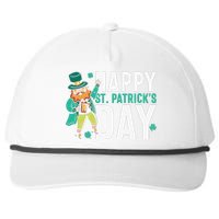 Saint Happy Patricks Day Snapback Five-Panel Rope Hat