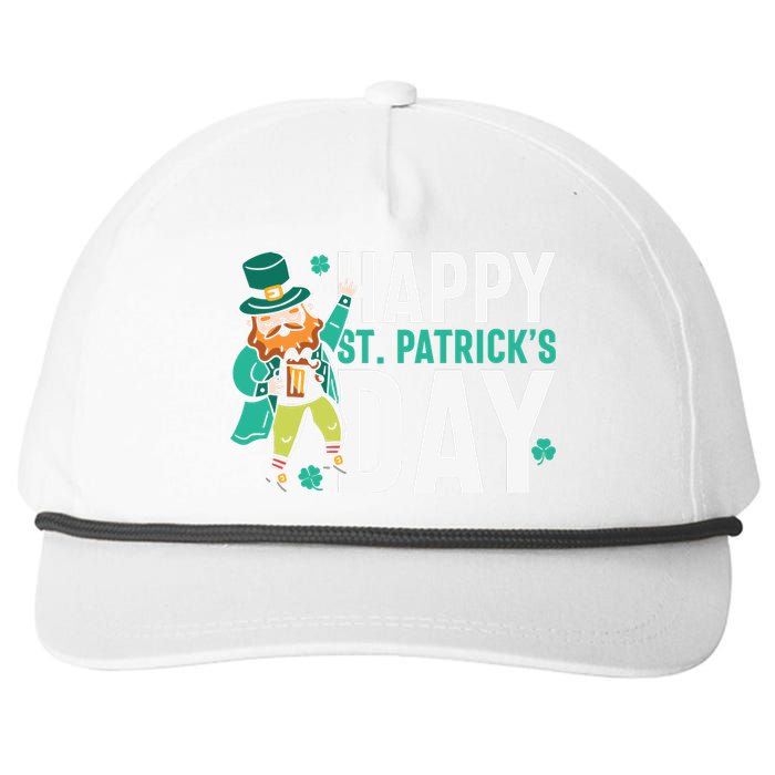 Saint Happy Patricks Day Snapback Five-Panel Rope Hat