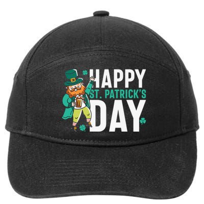 Saint Happy Patricks Day 7-Panel Snapback Hat