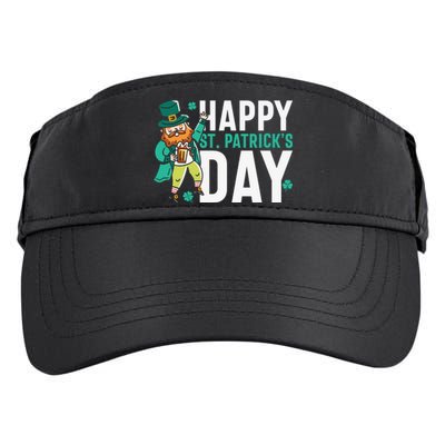 Saint Happy Patricks Day Adult Drive Performance Visor