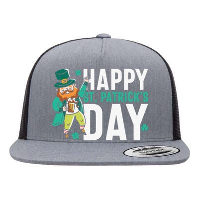 Saint Happy Patricks Day Flat Bill Trucker Hat