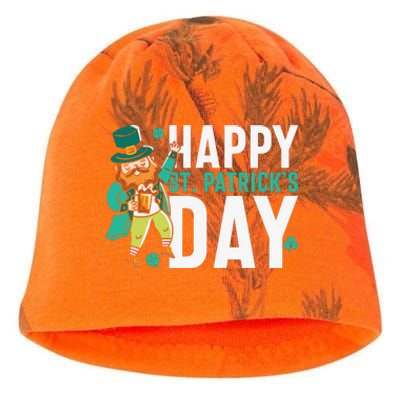 Saint Happy Patricks Day Kati - Camo Knit Beanie