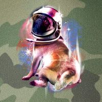 Space Hunger Pug Legacy Tie Dye Trucker Hat