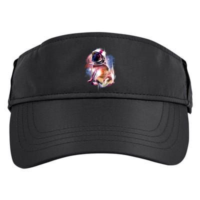 Space Hunger Pug Adult Drive Performance Visor