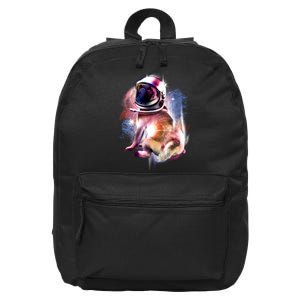 Space Hunger Pug 16 in Basic Backpack