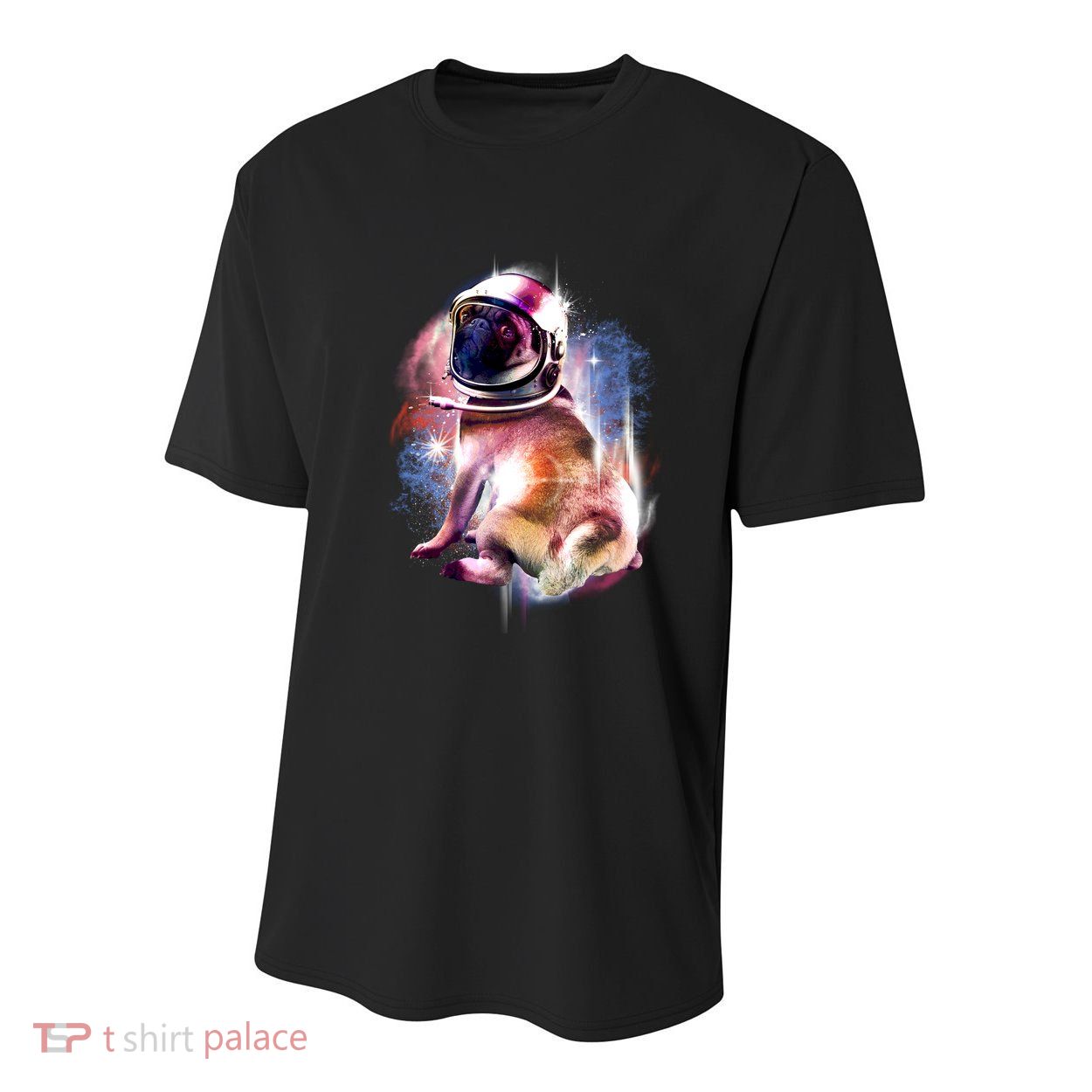 Space Hunger Pug Youth Performance Sprint T-Shirt
