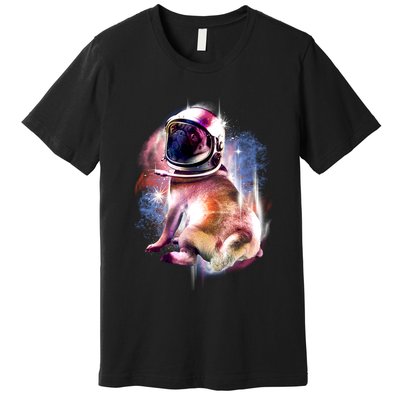 Space Hunger Pug Premium T-Shirt
