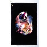 Space Hunger Pug Golf Towel