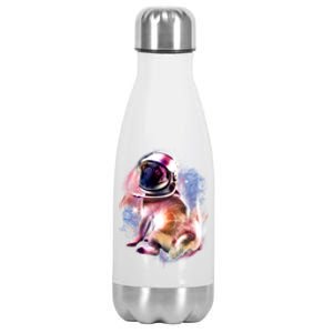 Space Hunger Pug Stainless Steel Insulated Water Bottle