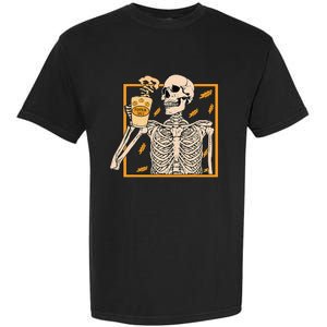 Spooky Halloween Pumpkin Spice Syrup Creamer Garment-Dyed Heavyweight T-Shirt