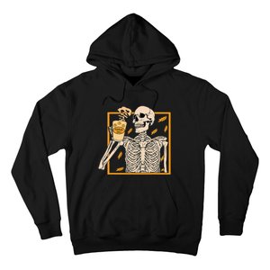 Spooky Halloween Pumpkin Spice Syrup Creamer Hoodie