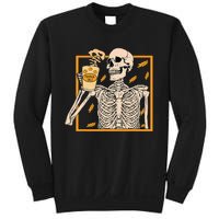 Spooky Halloween Pumpkin Spice Syrup Creamer Sweatshirt