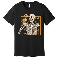 Spooky Halloween Pumpkin Spice Syrup Creamer Premium T-Shirt