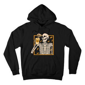 Spooky Halloween Pumpkin Spice Syrup Creamer Tall Hoodie