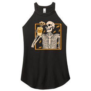 Spooky Halloween Pumpkin Spice Syrup Creamer Women's Perfect Tri Rocker Tank